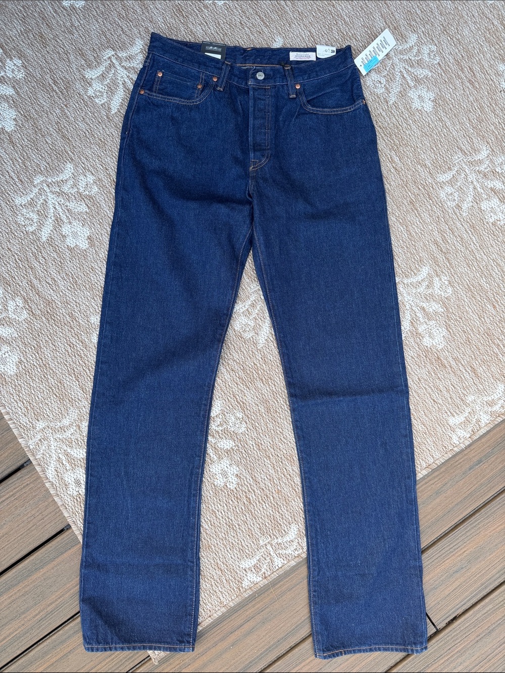 NWT Levi's Dark Blue Straight Men's Jeans